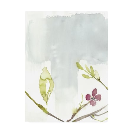 Jennifer Goldberger 'First Blooms Ii' Canvas Art,35x47